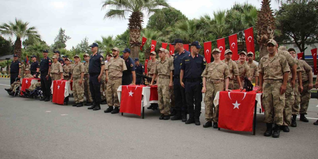 Aydın'da engelli bireyler asker olmanın mutluluğunu yaşadı