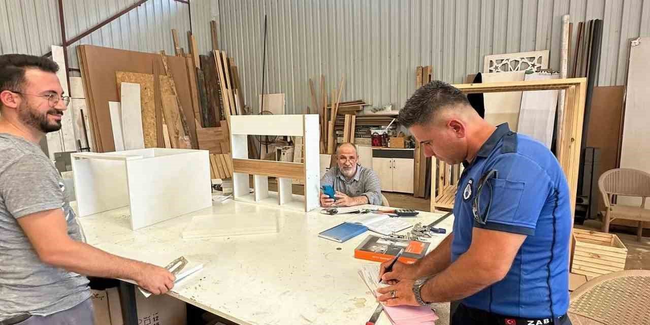 Ortaca’da zabıta ekiplerinden denetim