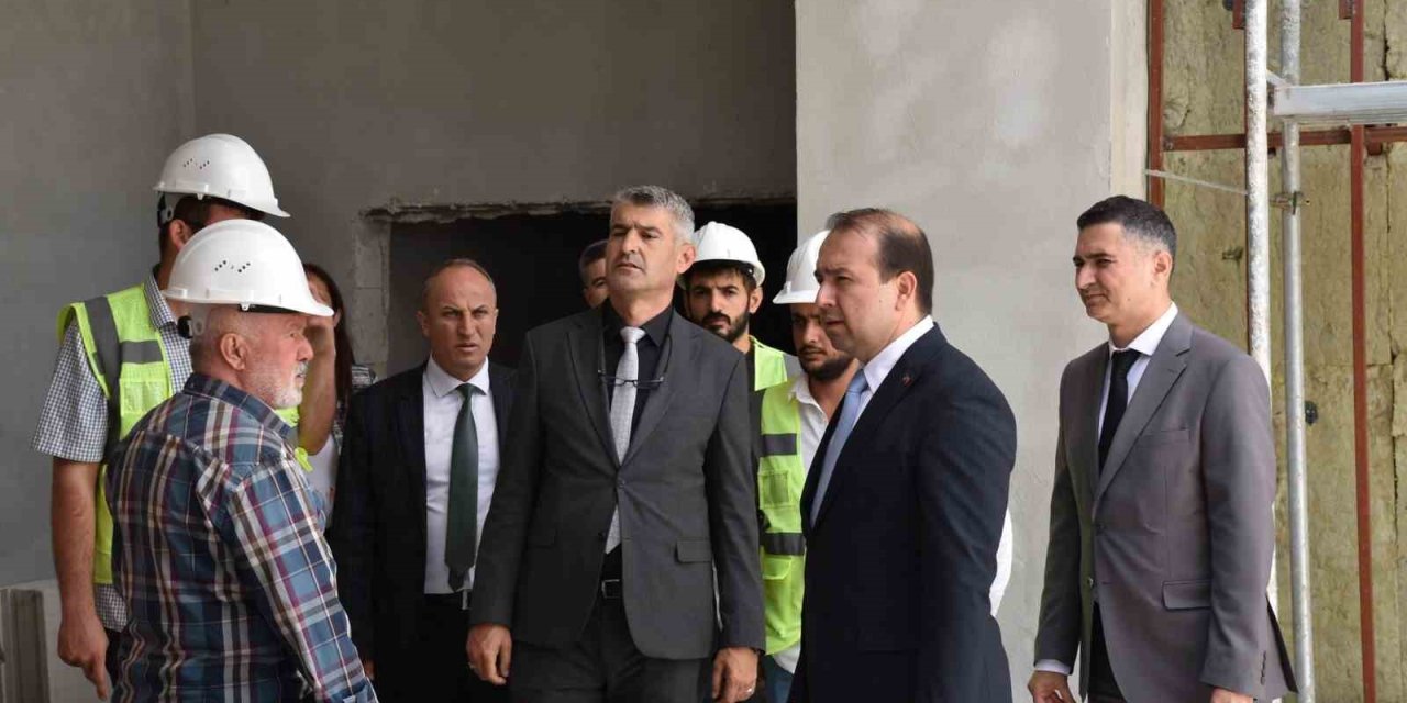 Didim Devlet Hastanesi inşaatında çalışmalar hız kesmiyor