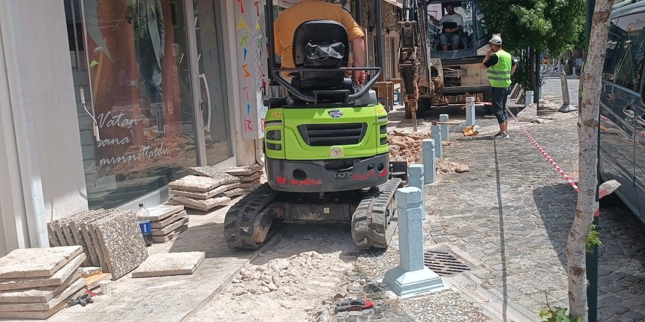 Büyükşehir, Datça’da içme suyu hatlarını yeniliyor