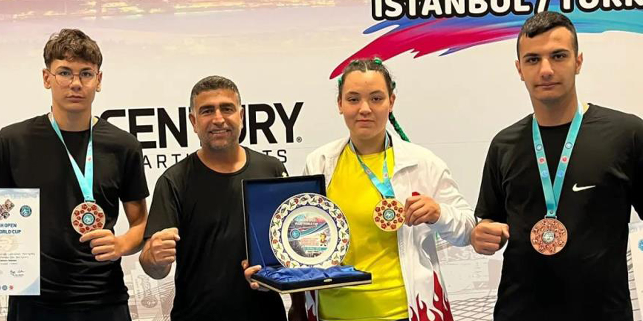 Söke’ye Kick Boks’ta üç dünya derecesi