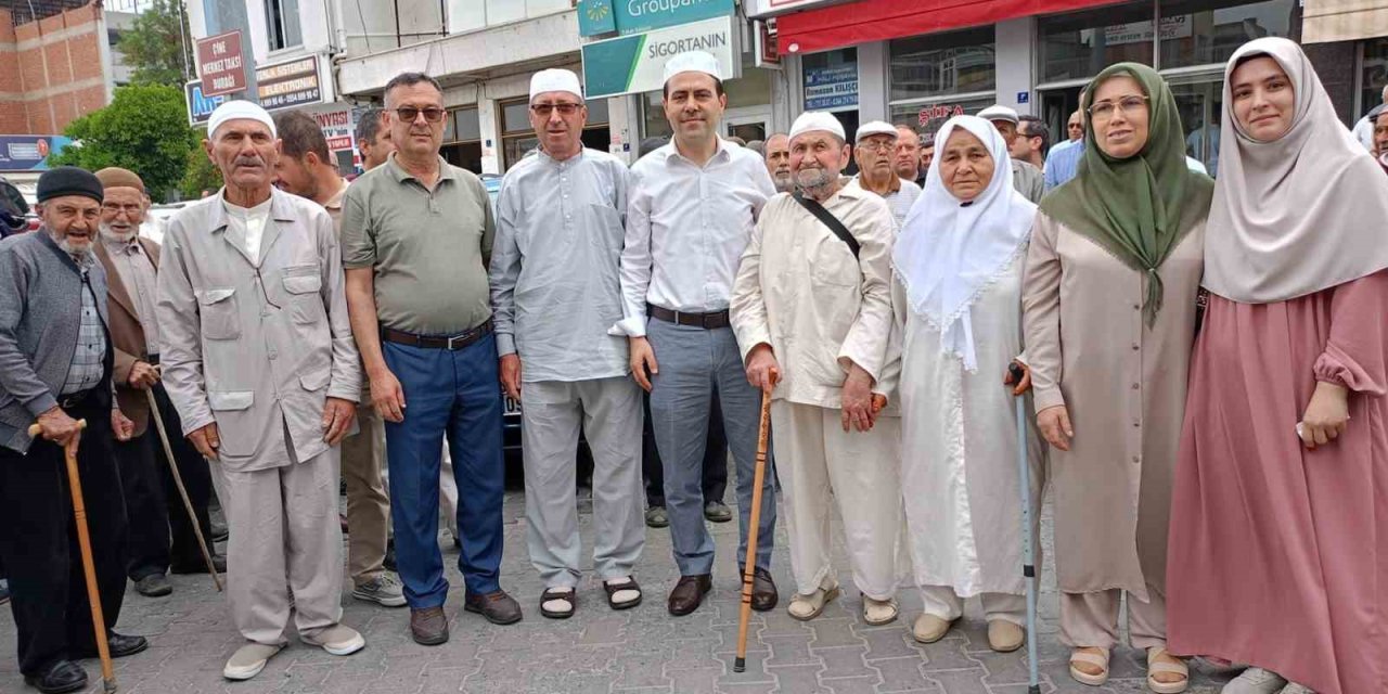 Çineli hacı adayları kutsal topraklara uğurlandı