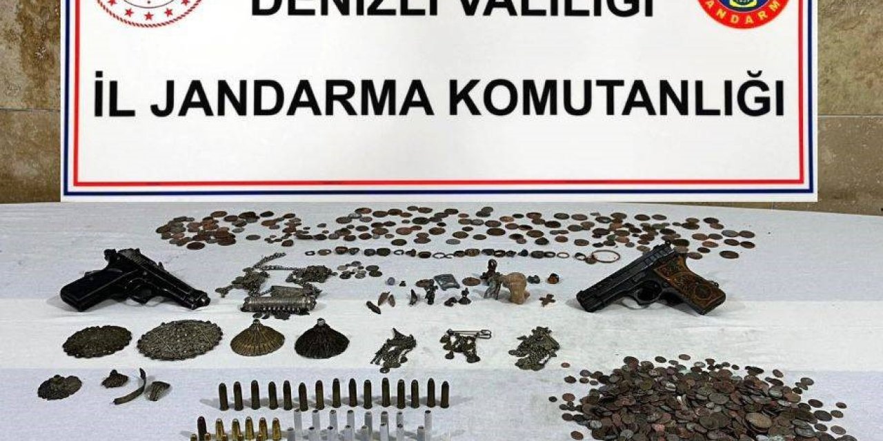 Jandarmanın operasyonunda çok sayıda tarihi eser ele geçirildi