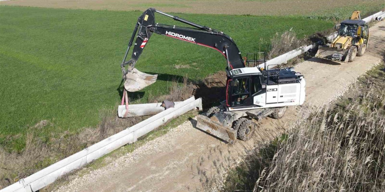 Dalama Sulama Kanalı’nda yüzde 60 fiziki gerçekleşme sağlandı