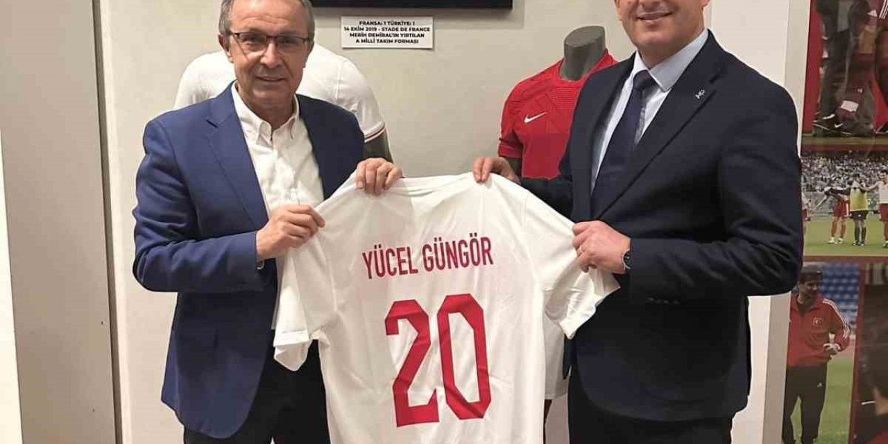 Başkan Güngör, MHK Başkanı İbanoğlu ile futbolu konuştu