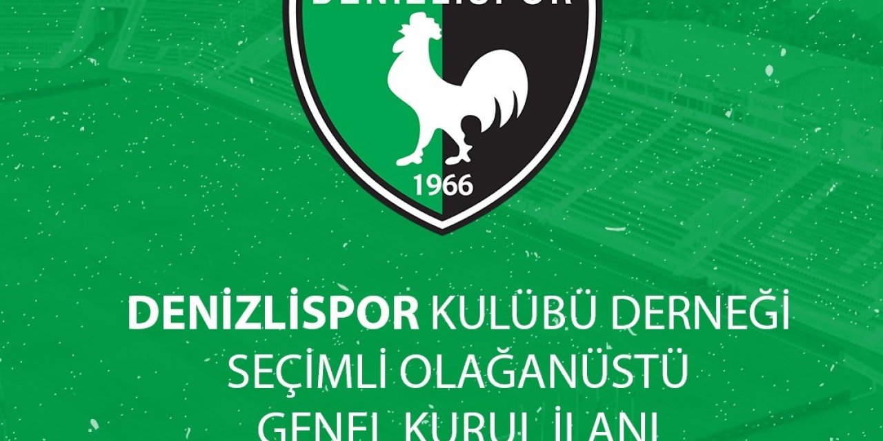 Denizlispor’da 15 günde yeniden kongre kararı alındı