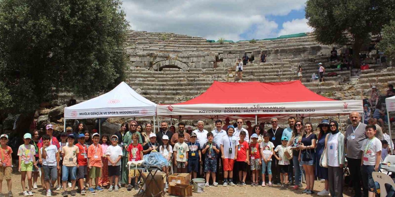 Köyceğiz’de Kültürel Miras Çocuk Çalıştayı atölye çalışmaları yapıldı