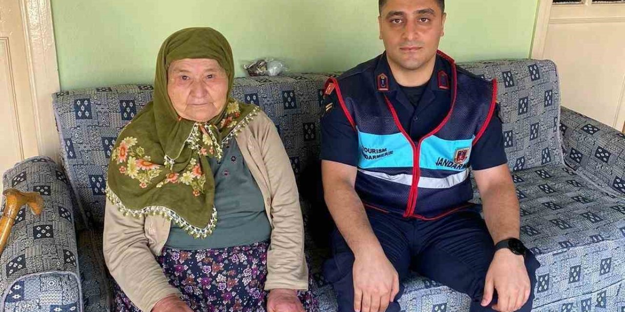 Jandarma yaşlı çınarları unutmuyor
