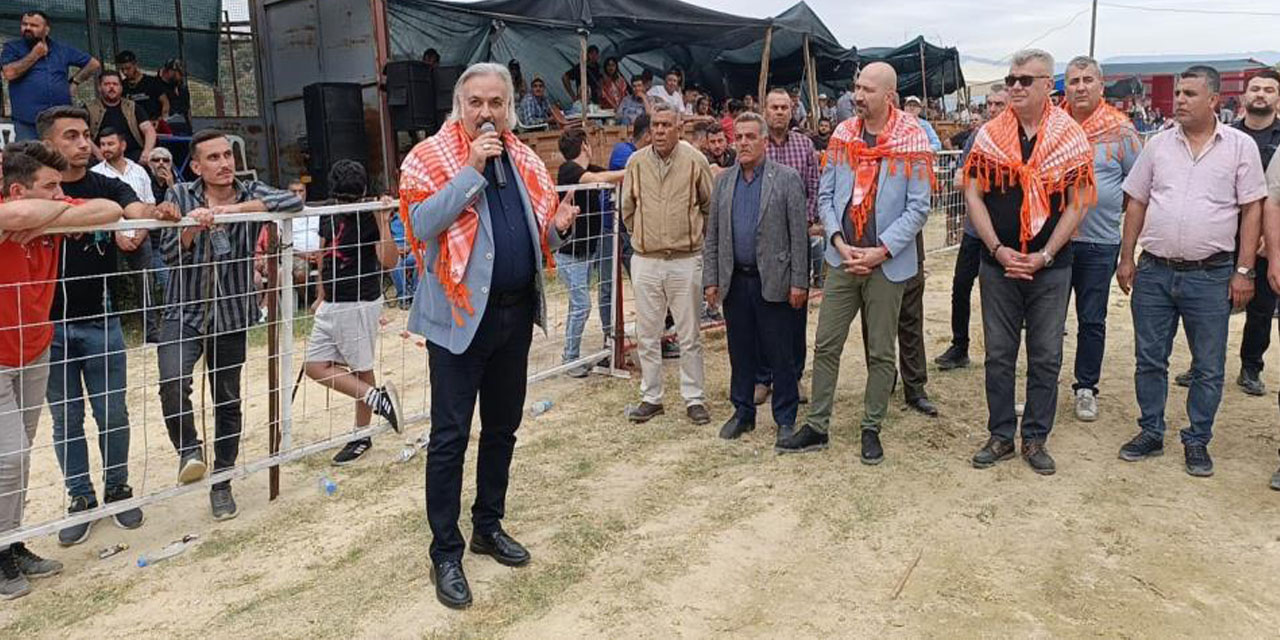 Söke’de boğa güreşi heyecanı