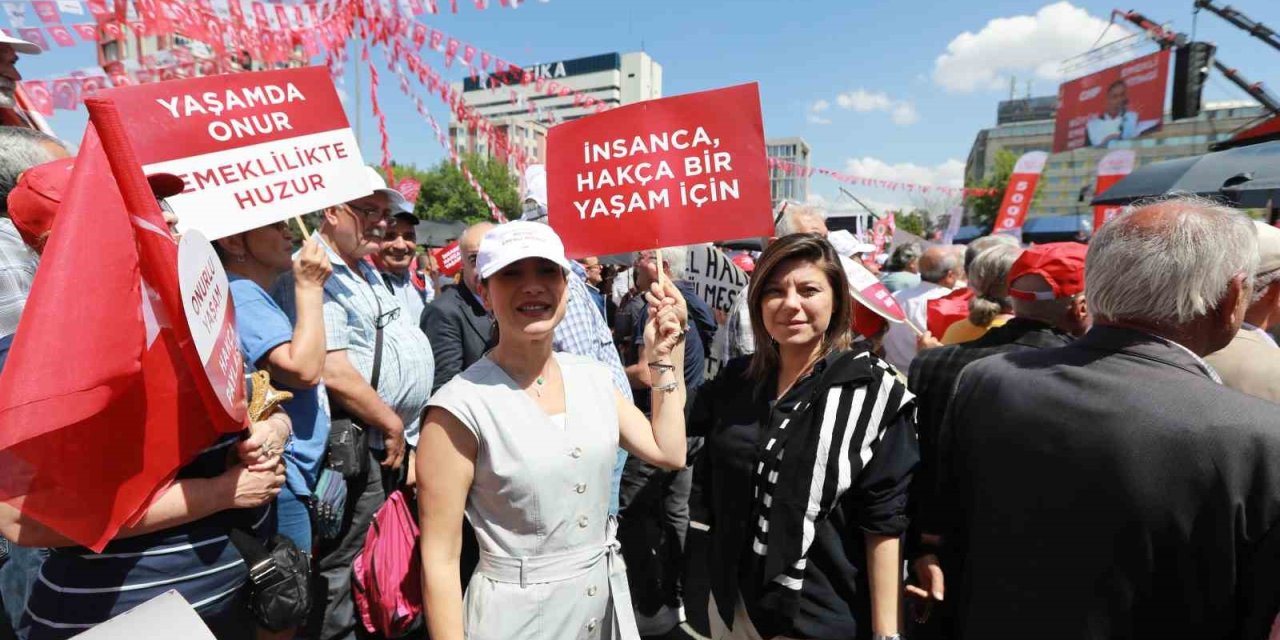 Filiz Başkan, emekliler için Ankara’da