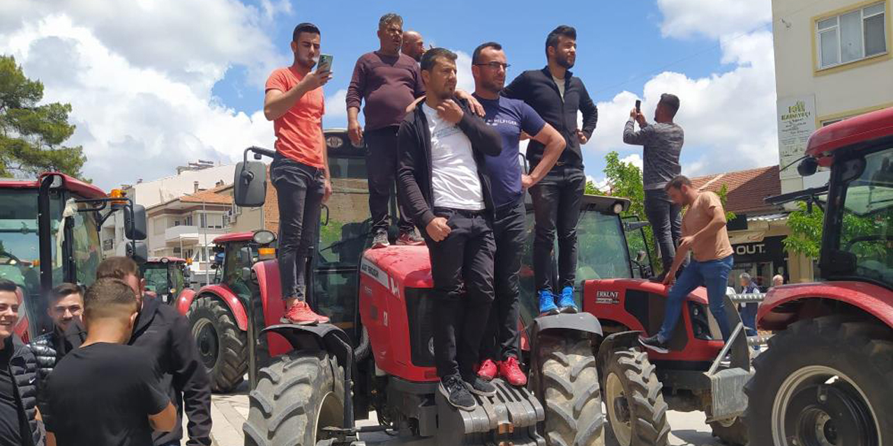 Su fiyatlarında indirim talep  eden çiftçi kontak kapattı