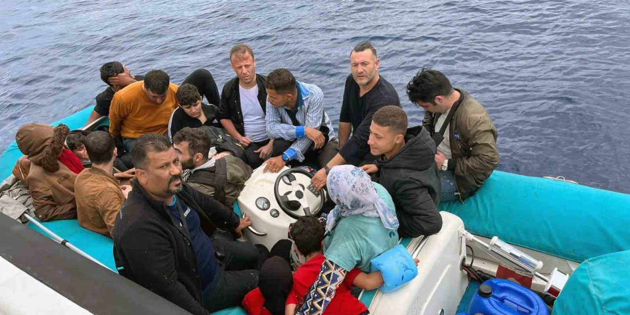 Datça’da 45 düzensiz göçmen yakalandı