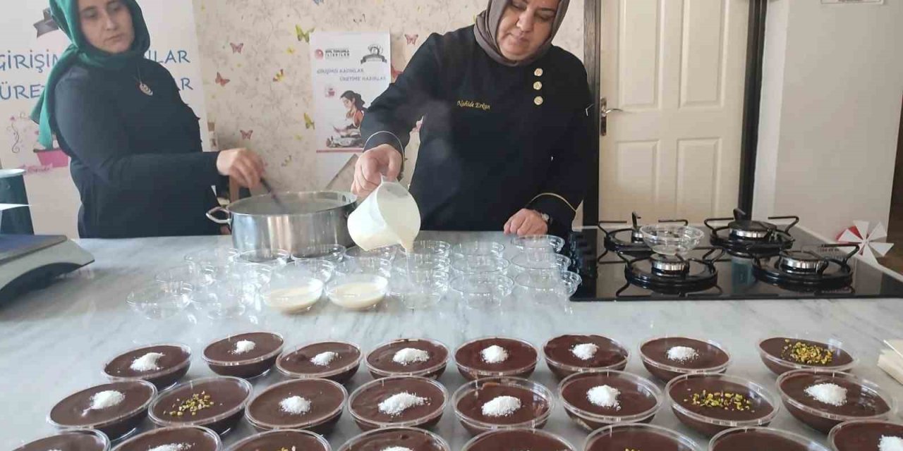 Eğitim alan 200 kadın üretim için gün sayıyor