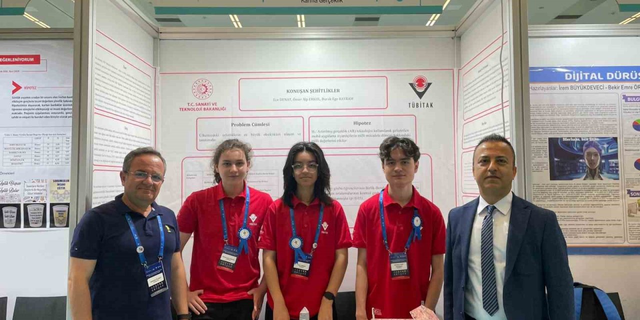 Aydın Lisesi proje yarışmasında Türkiye birincisi oldu