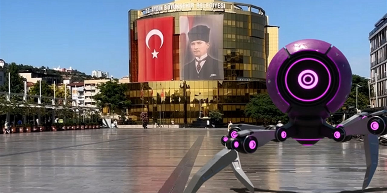 Aydın Büyükşehir Belediyesi: Uzaydan görülen 9. yapıya mizahi bir yaklaşım