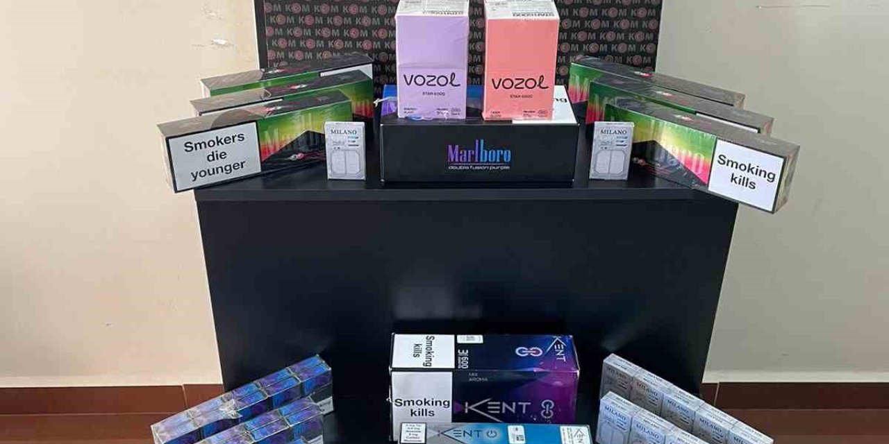 Kuşadası’nda kaçak ve elektronik sigara operasyonu