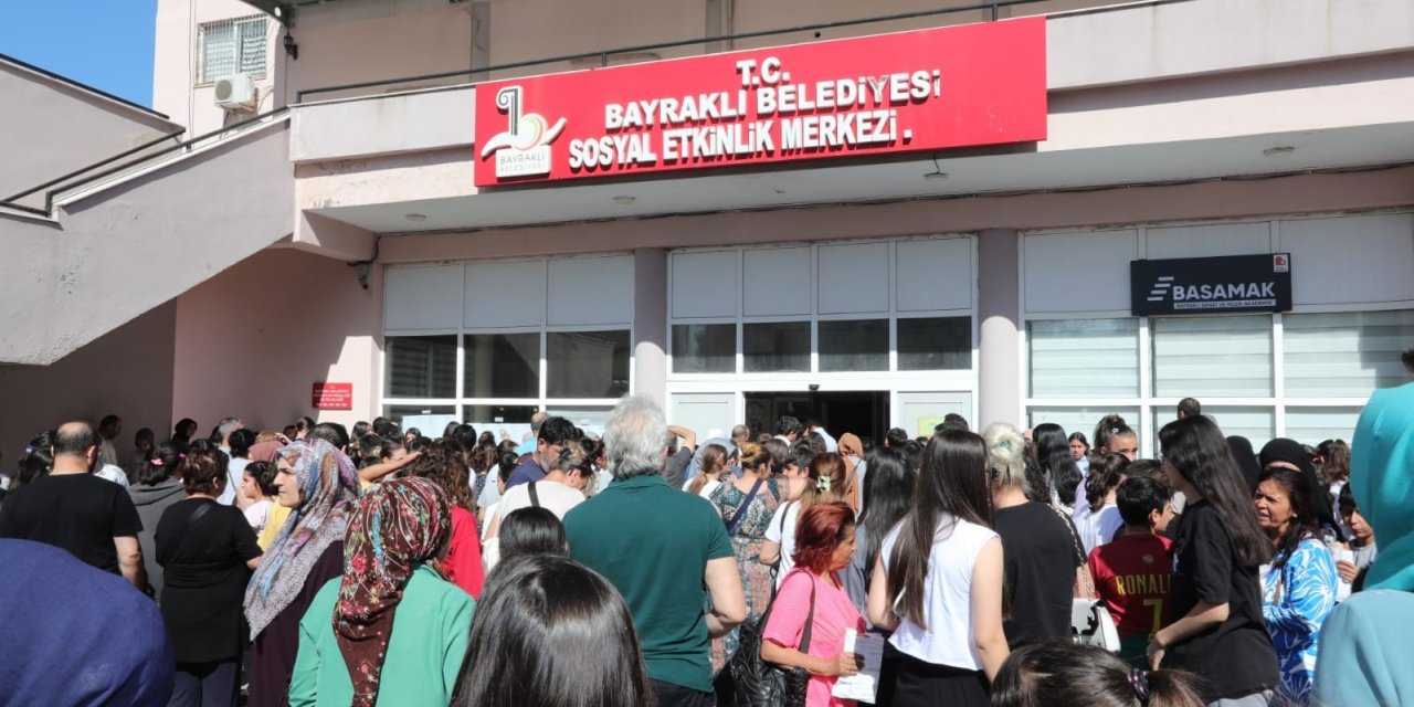 Bayraklılı öğrencilerin sınav heyecanı