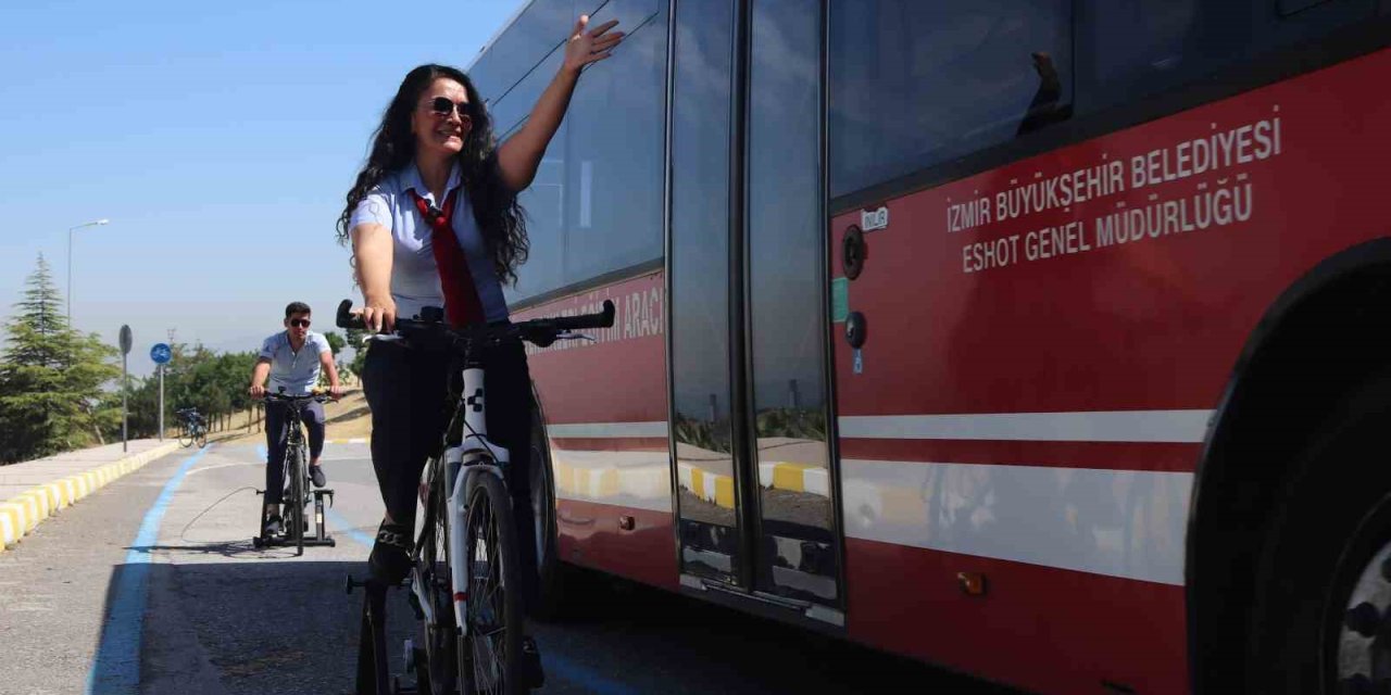 ESHOT şoförleri, bisiklet sürücülüğünü deneyimledi