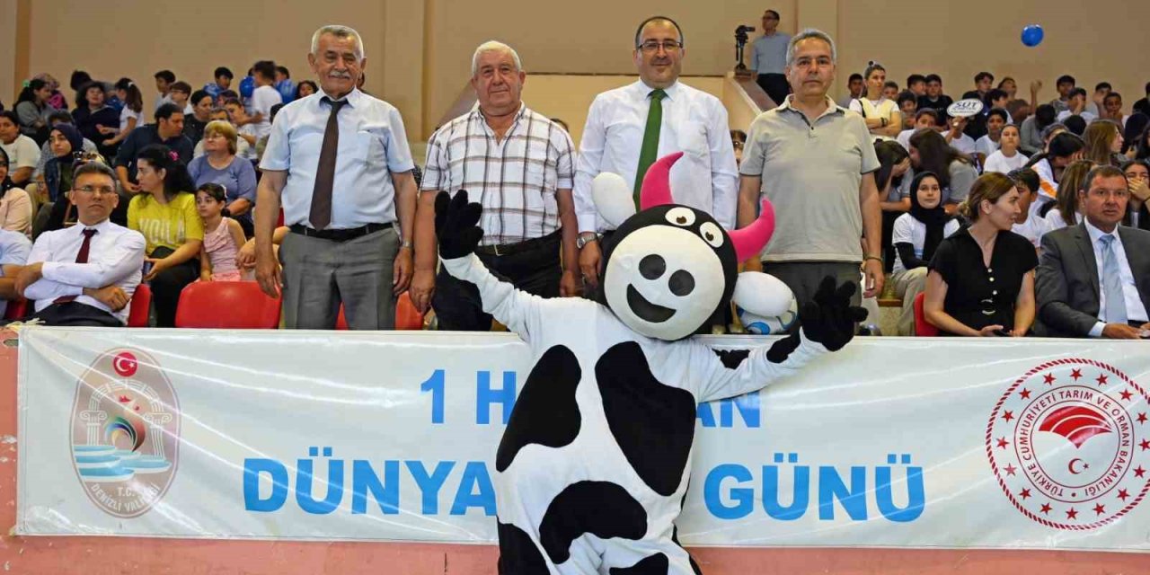 Denizli’de 500 öğrenci süt şenliğinde buluştu