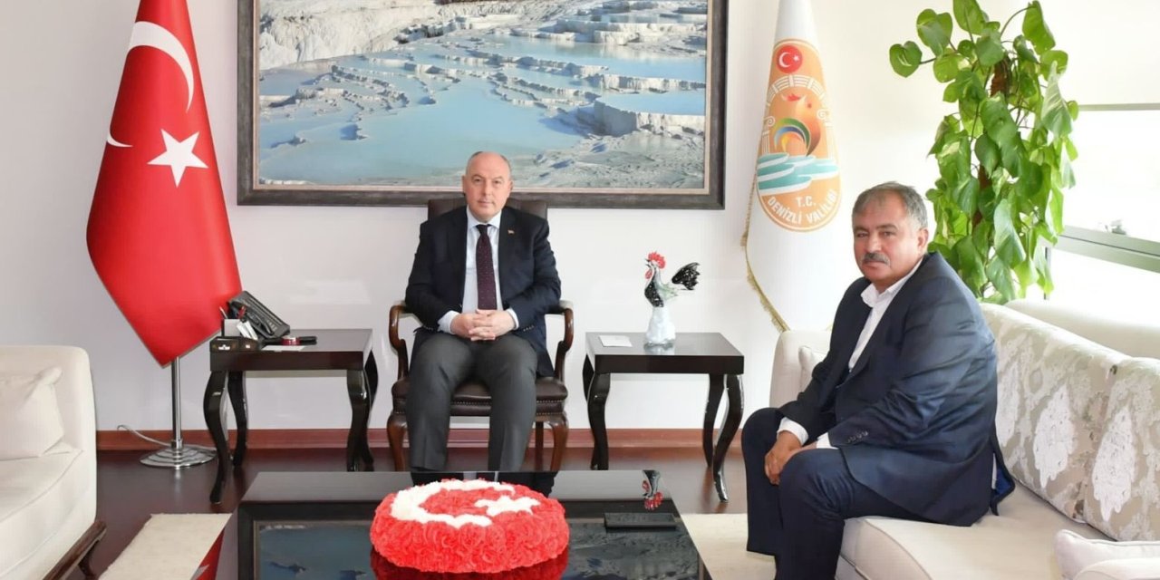 Beyağaç Belediye Başkanı Pütün’den Vali Coşkun’a ziyaret
