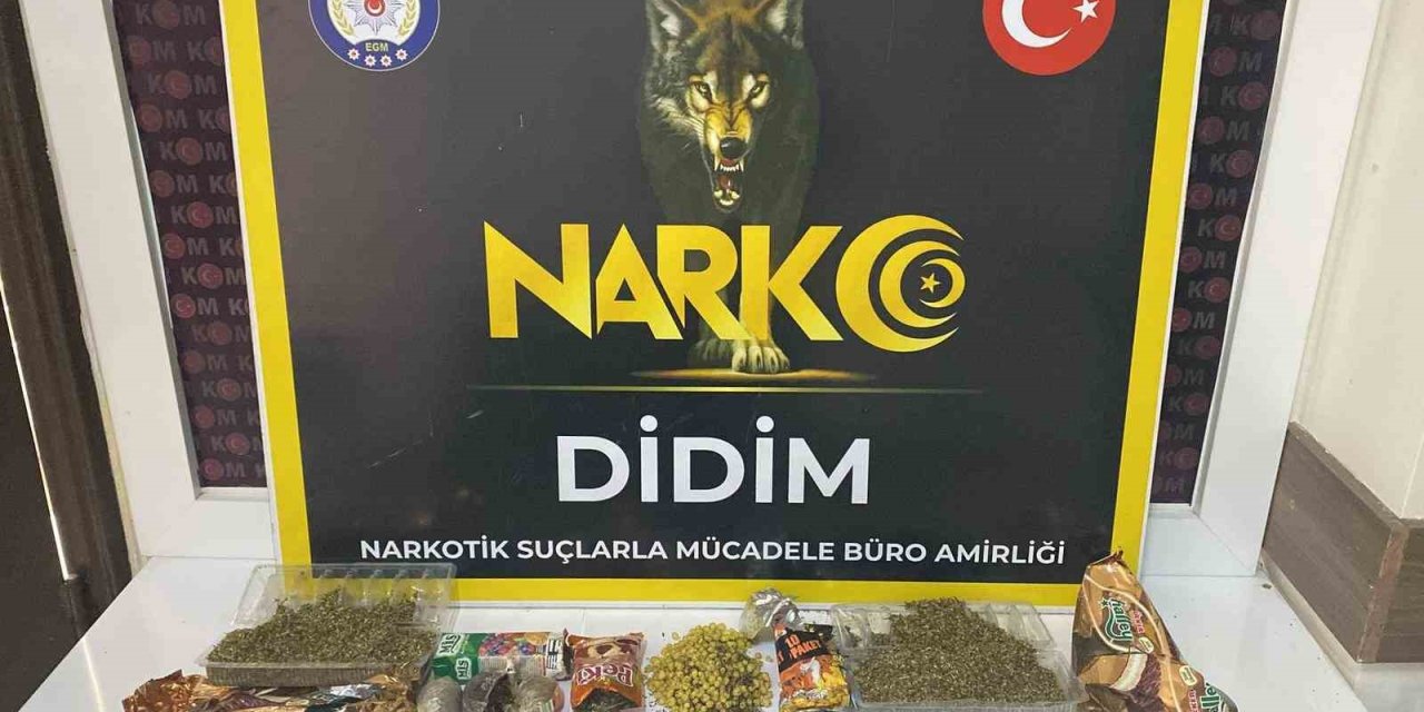 Bisküvi, cips ve meyve suyu paketlerine gizlenmiş uyuşturucu ele geçirildi