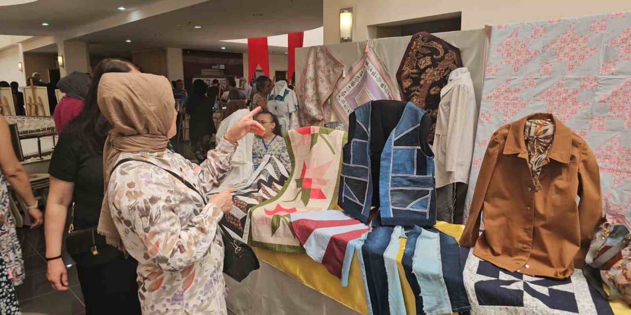 Nazilli’de kursiyerlerin eserleri görücüye çıktı