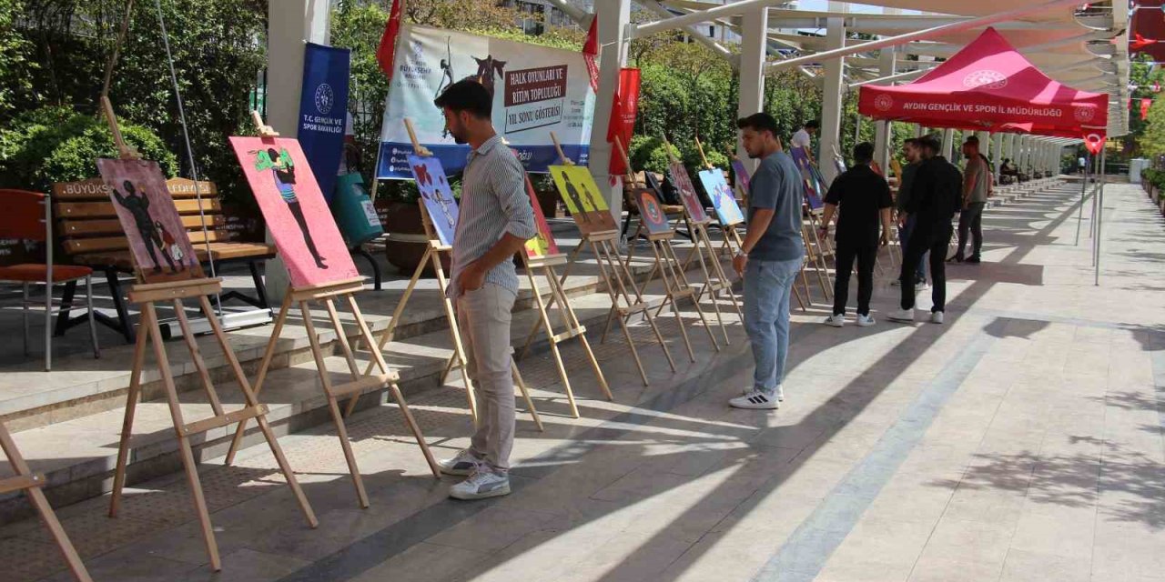 Üniversiteli gençlerden Gazze için anlamlı sergi