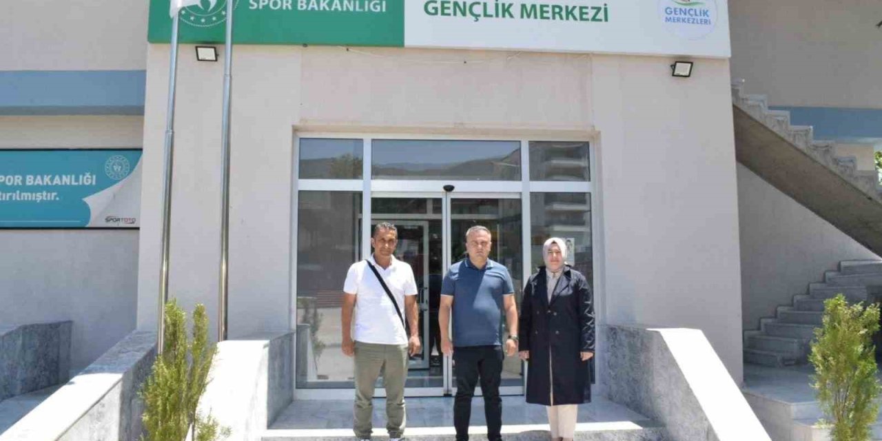 Kaymakamı Gökçe, Gençlik Merkezi’ndeki çalışmaları yerinde inceledi