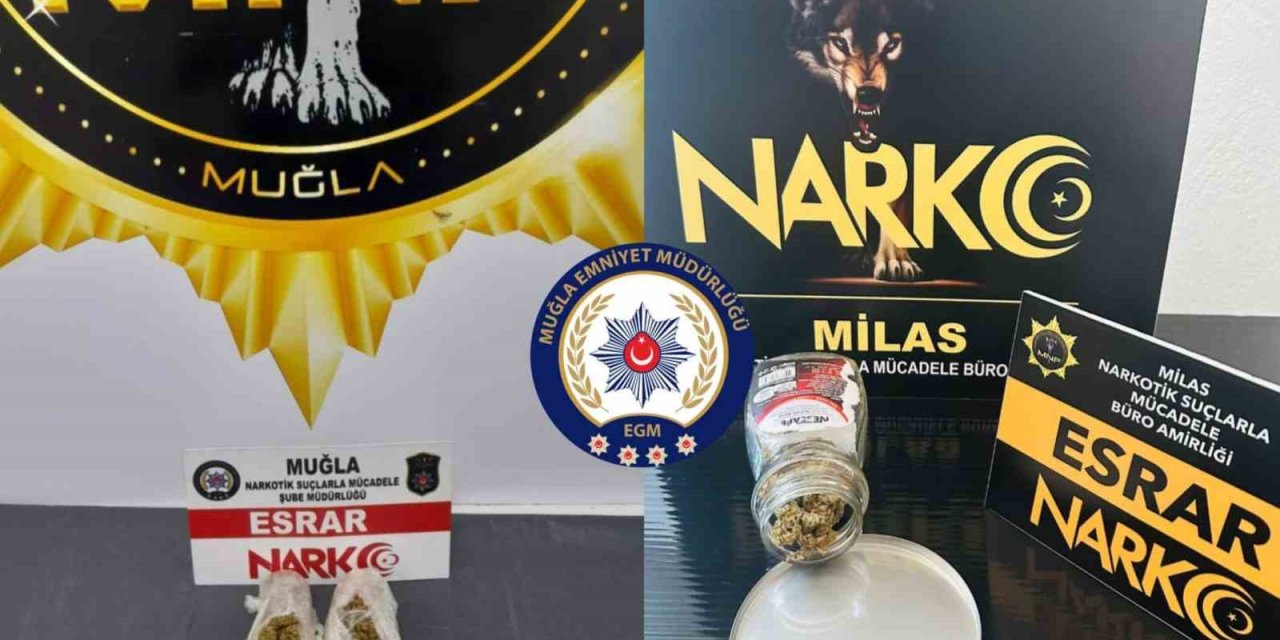 Muğla’da uyuşturucu operasyonu: 2 tutuklama