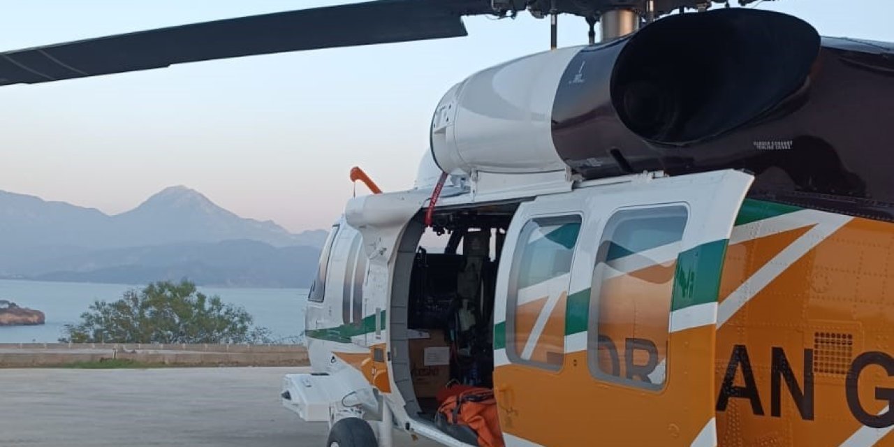 Fethiye’de 2 yangın söndürme helikopteri göreve başladı