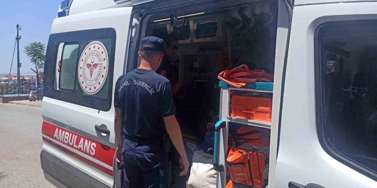 Aydın açıklarında bir şahsın tıbbi tahliyesi gerçekleştirildi