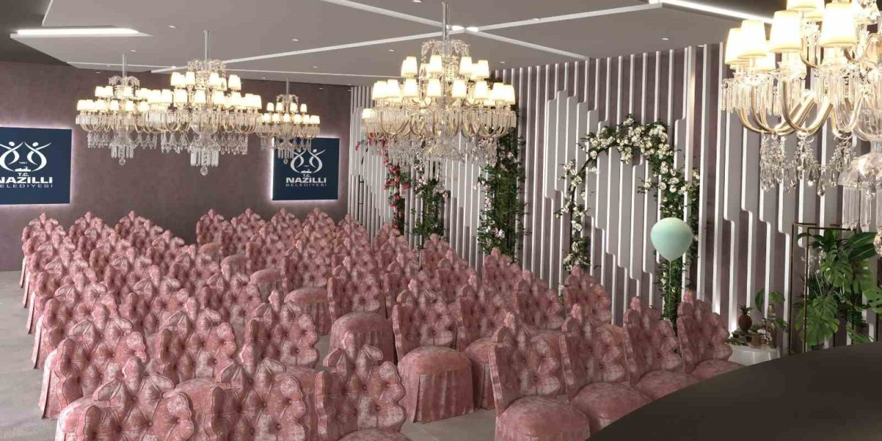 Nazilli’de nikahlar artık bu salonda kıyılacak