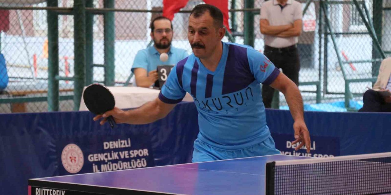 Denizli OSB 5. Masa Tenisi Turnuvası’nın şampiyonu belli oldu