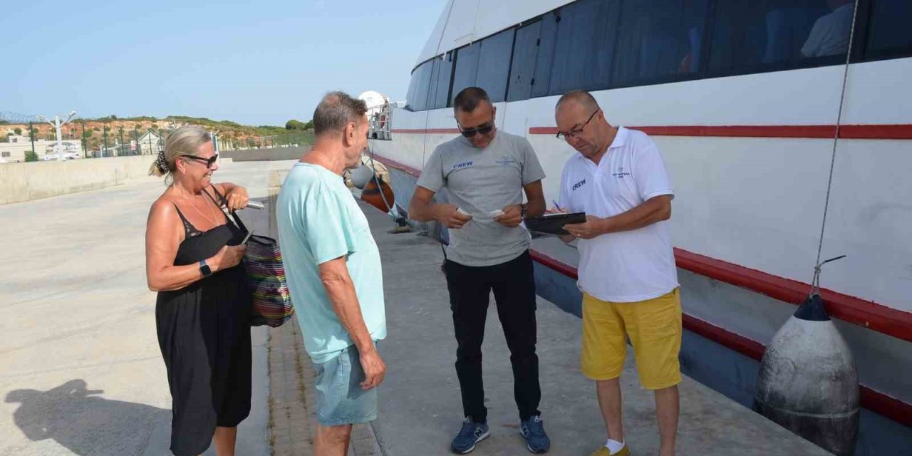 Didim’den Yunan adalarına feribot seferleri başladı