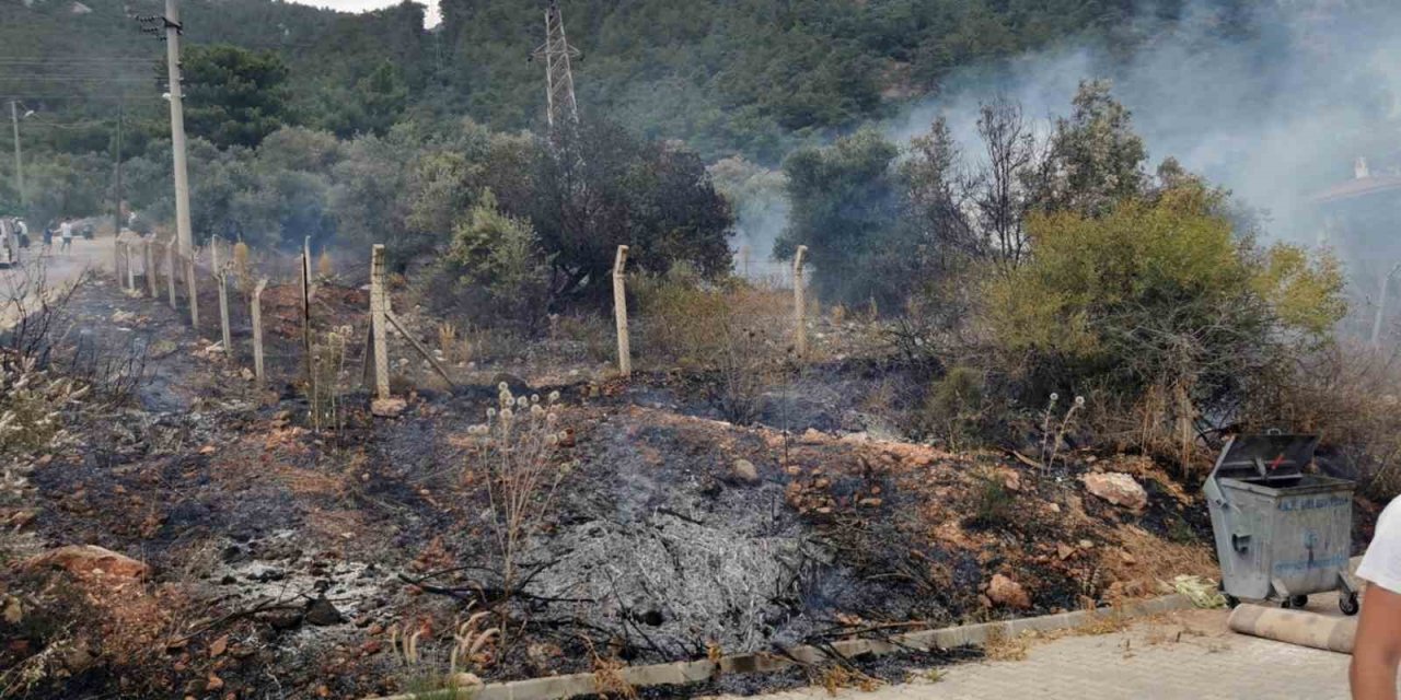 Akyaka’daki yangın kısa sürede söndürüldü