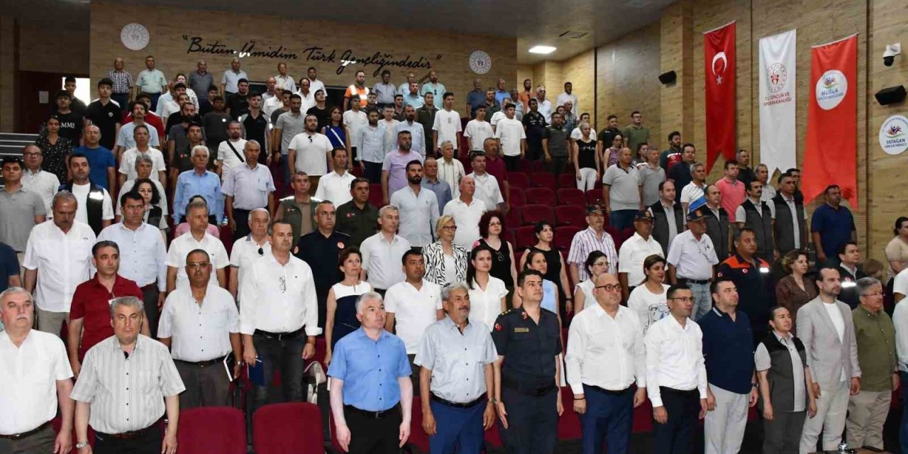Yatağan’da orman yangınlarıyla ilgili bilgilendirme toplantısı düzenlendi