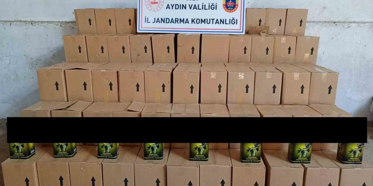 Aydın’da sahte zeytinyağı operasyonu