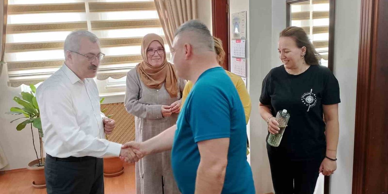 Muğla İl Müftülüğü personeli geleneksel bayramlaşmada bir araya geldi