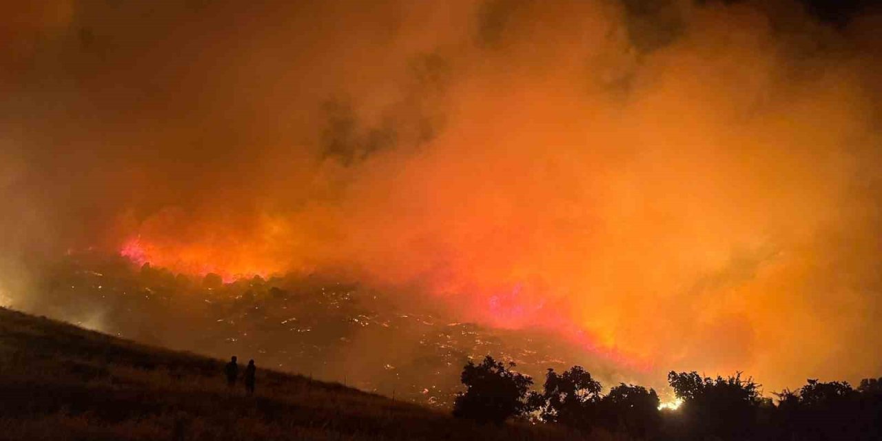 Bayındır’da korkutan yangın