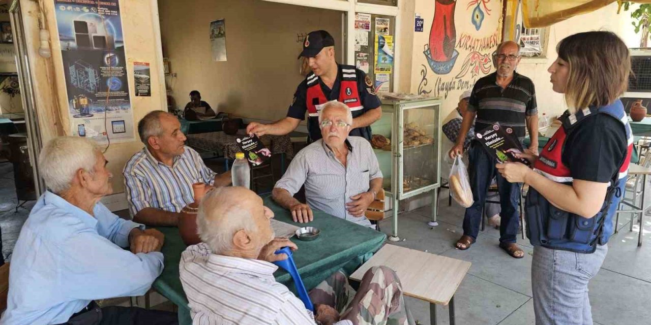 Kuyucak’ta jandarma orman yangınlarına dikkat çekti