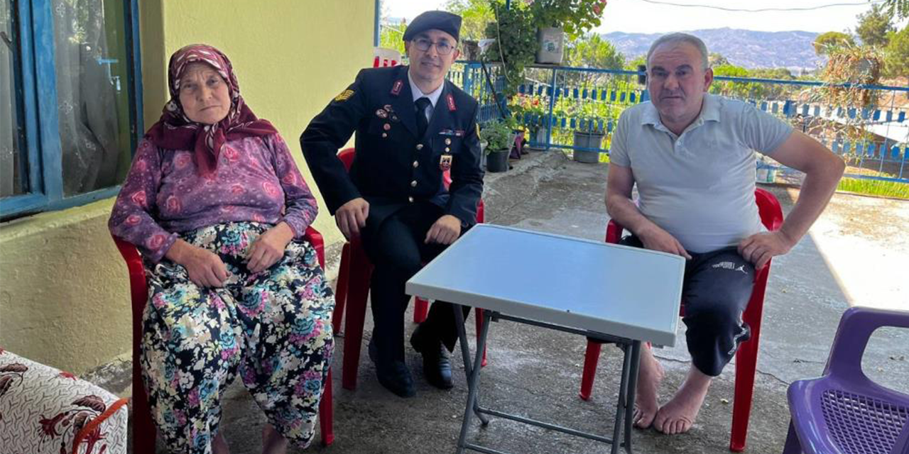 Jandarma bayramda da şehit ailelerini unutmadı