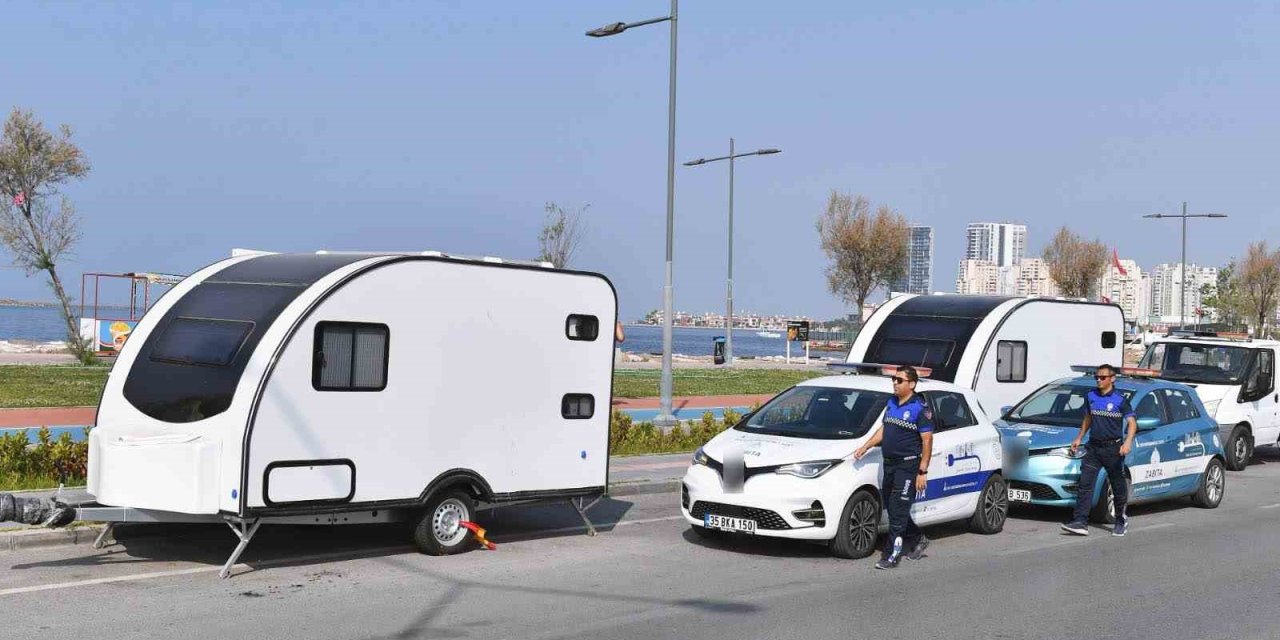 İnciraltı ve Karşıyaka’da 433 karavan tahliye edildi