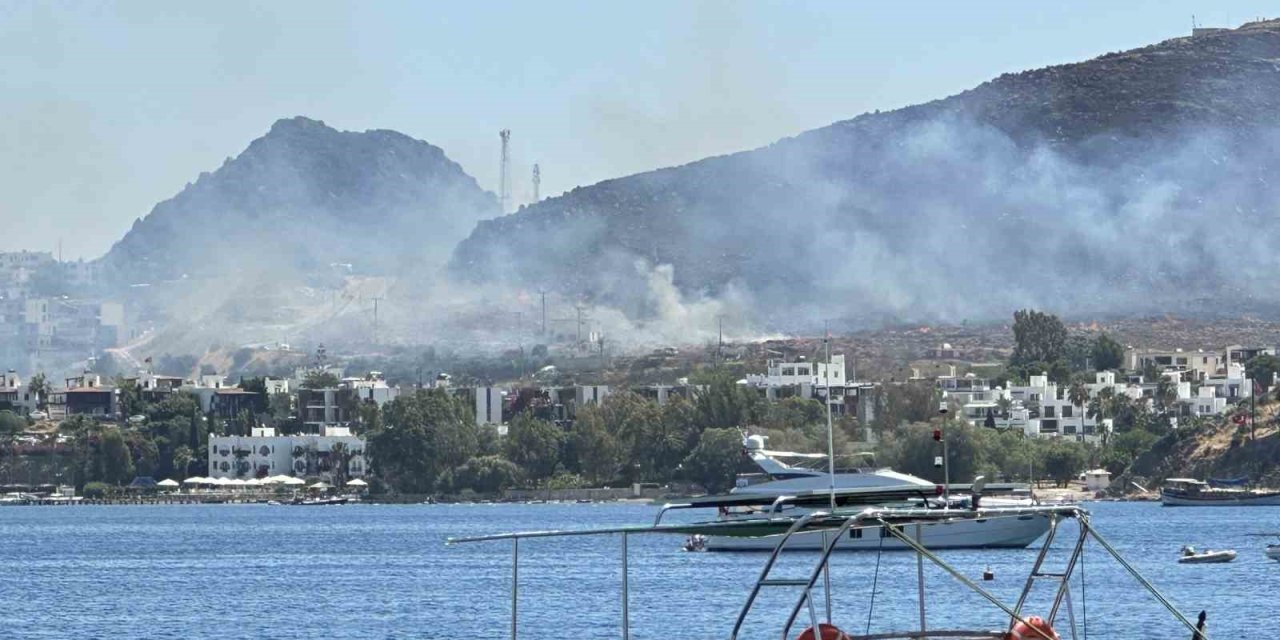 Bodrum’da 2 noktadaki yangın kontrol altına alındı