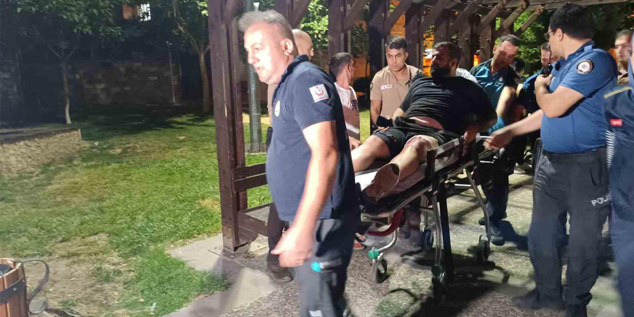 Kızların kavgasını ayırmak isterken yaralandı