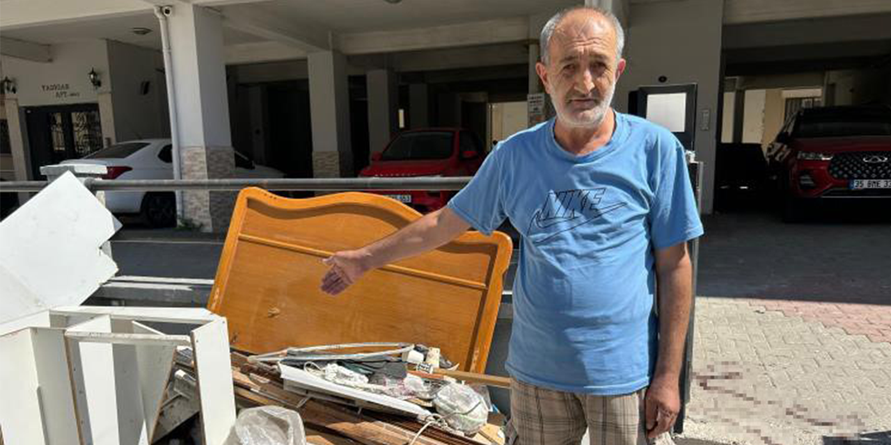Apartman önünden kaldırılmayan molozlar cinayete sebep oldu
