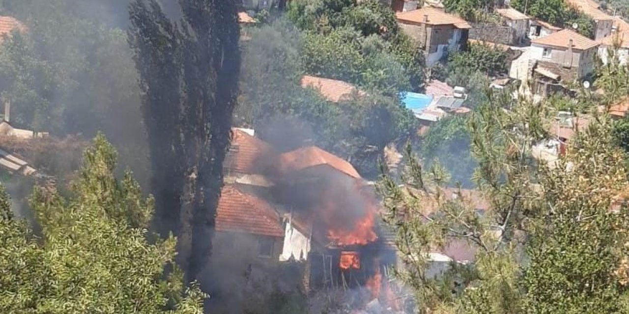 Aydın’da iki ayrı noktada yangın çıktı