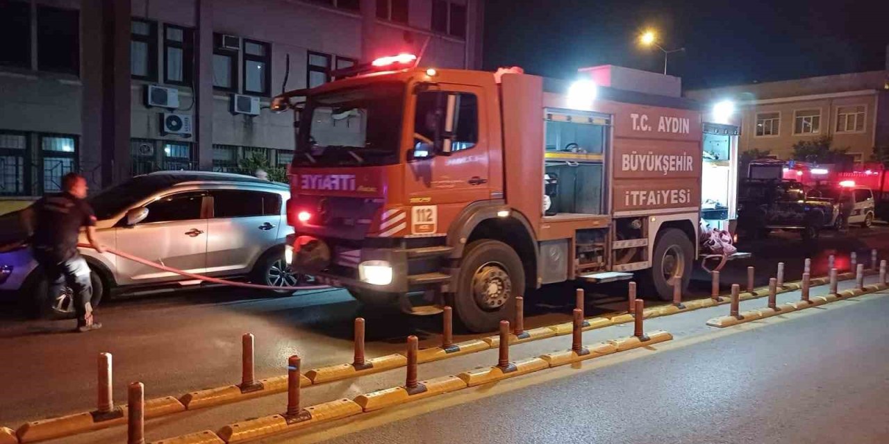 Aydın Devlet Hastanesi’nde yangın paniği