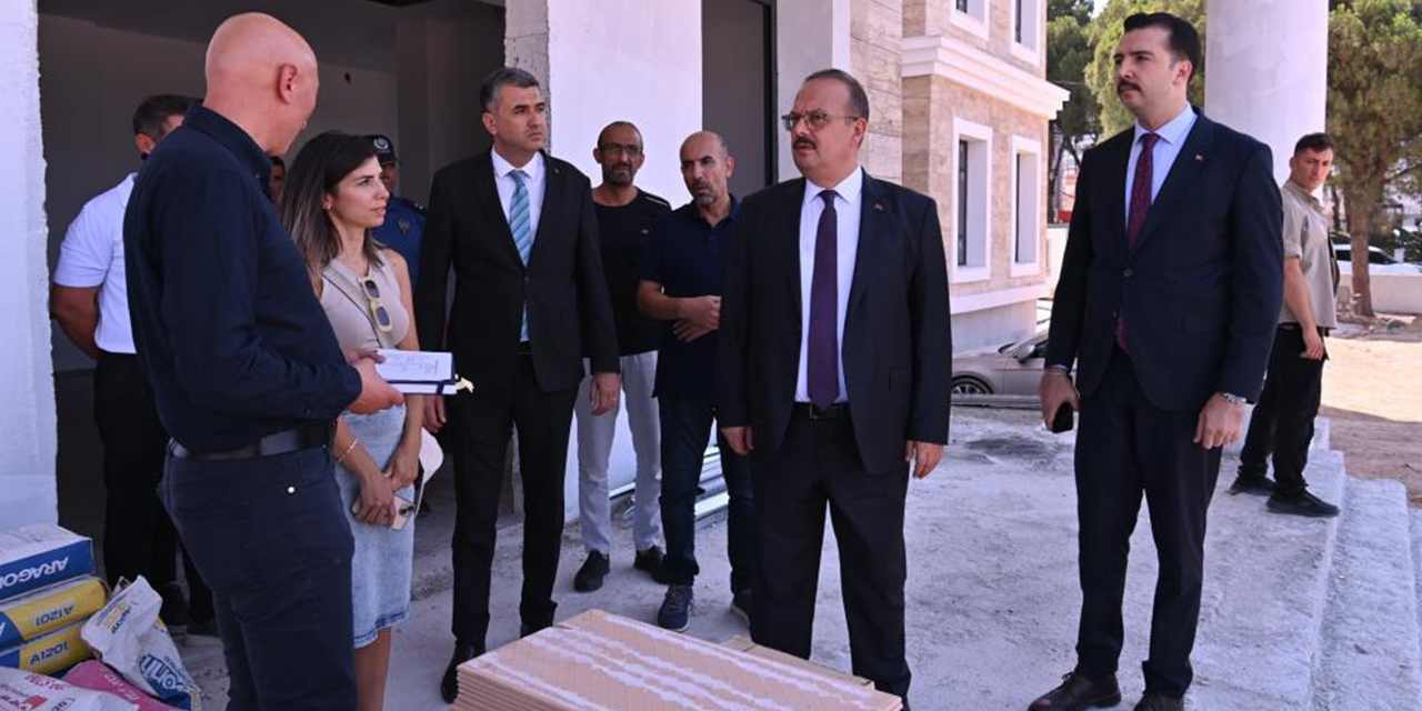 Vali Canbolat, Karpuzlu’daki çalışmaları yerinde inceledi
