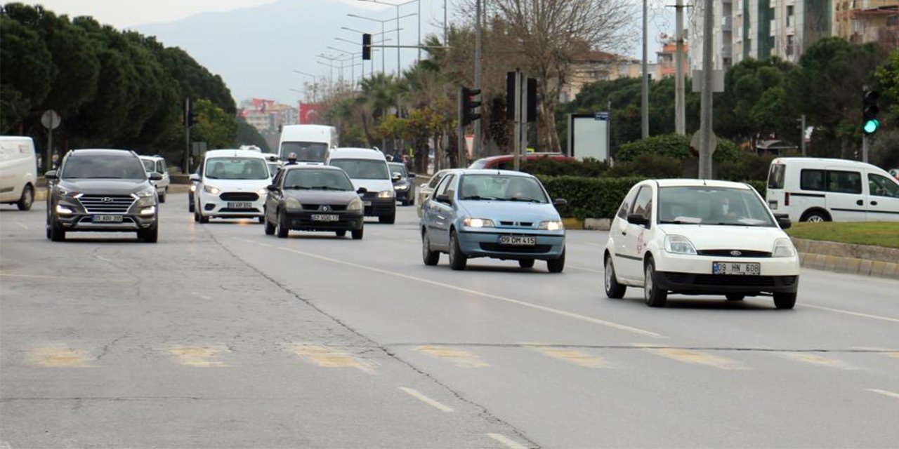 Aydın’da araç sayısı 592 bin oldu