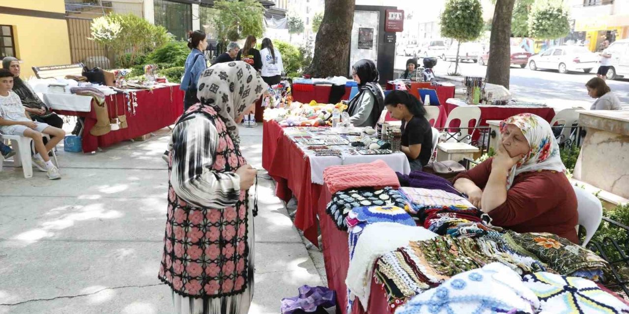 Denizli’de El Emeği Pazarı ile kadınlar aile bütçesine destek olucak